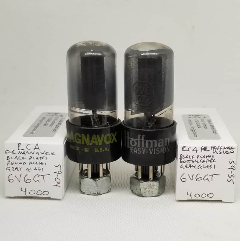 RCA 6V6GT Perfectly Matched Pair NOS 6V6 | Reverb