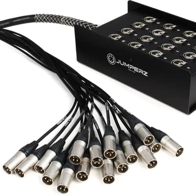JUMPERZ 16-channel Studio Drop Snake - 25 foot image 1