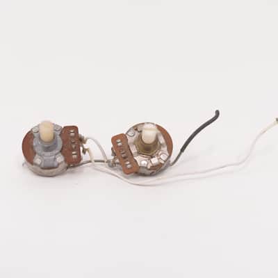 1981 Vintage Fender Precision Bass Potentiometer Pots Set Harness 1980's image 3