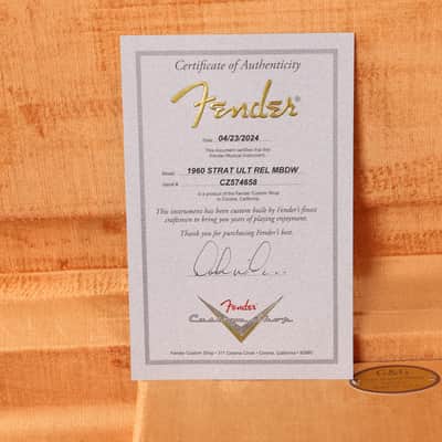 Fender Custom Shop 1960 Stratocaster Ultimate Relic Masterbuilt Dale Wilson Sonic Blue image 11
