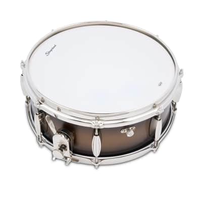 Slingerland Radio King Artist Snare Drum 14x5.5 Black & Gold Lacquer image 4