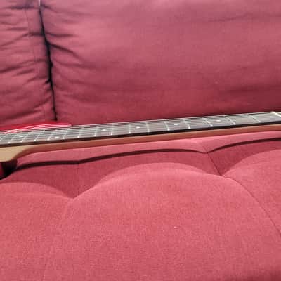 Peavey Rockmaster Electric Guitar Signed by Alice Cooper - Red image 12