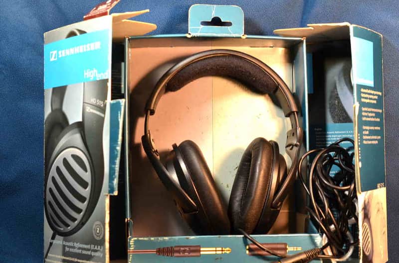 Sennheiser HD-515 Vintage Classic headphone new earpads image 1