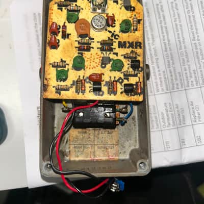 MXR CSP028 '76 Vintage Script Dyna Comp 1977 - Red image 8