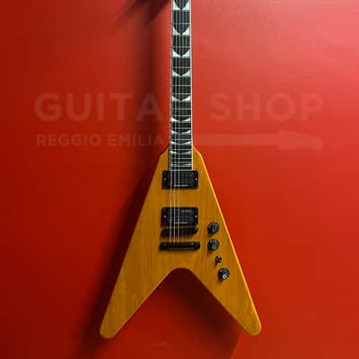 Gibson Flying V EXP Dave Mustaine Antique Natural 2022 Ex Demo image 1