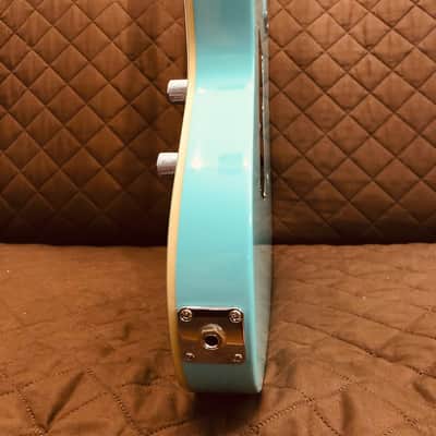 Eastwood SURFCASTER 12/6 Bound Tone-Chambered Mahogany Body Double Neck Electric Guitar w/Hard Case image 17