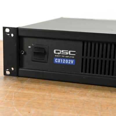 QSC CX1202V 1200W 70V 2-Channel Power Amplifier CG011Z0 image 4
