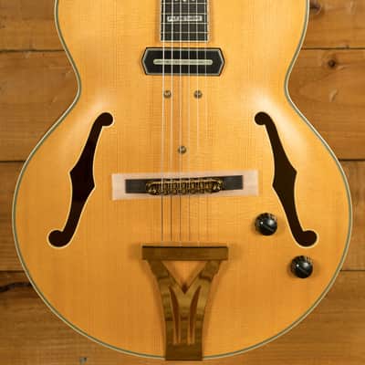 Ibanez PM3C Pat Metheny Hollow Body - Ebony - Natural Amber Low Gloss Bild 1