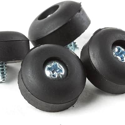 Dunlop ECB151 4 Cry Baby Wah Rubber Feet Set w/ Screws image 2