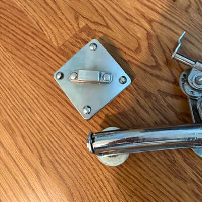 Vintage Camco Oaklawn Era Bass Drum Rail Consolette and Tom Mounting Bracket image 4