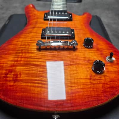 Joe White Guitarworks British Custom Shop UK Boutique Luthier AAA Flame 10 Top Sunburst Tomato Soup Masterbuilt Master Built Custom Abalone Leaf Inlay 22 PRS Tribute image 8