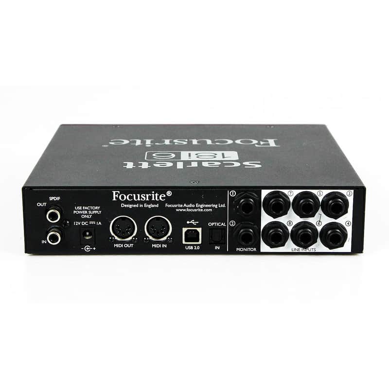 Focusrite Scarlett 18i6 USB 2.0 Audio Interface | Reverb