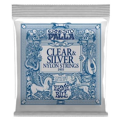 Ernie Ball 2403 Ernesto Palla Clear & Silver image 1