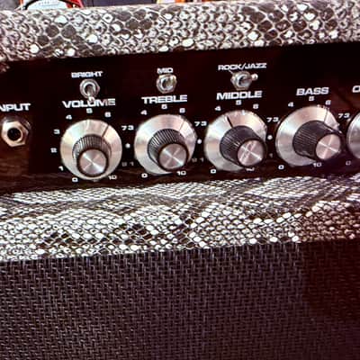 SL Amplification New Drive Reverb 50 Watts Combo 1x12” Custom Order (Tube Buffered fx loop) - Snake Skin Custom Tolex image 18