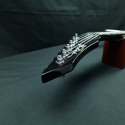 B.C. Rich Chuck Schuldiner Tribute Stealth 2008 Onyx Black Neck Through Dimarzio X2N Death Control Denied image 12