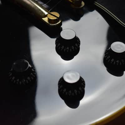 1982 Greco Mint Collection EGC57-60 Super Real Custom - Ebony - Les Paul Custom – Screamin’ PAFs, MIJ FujiGen, Super Real image 13