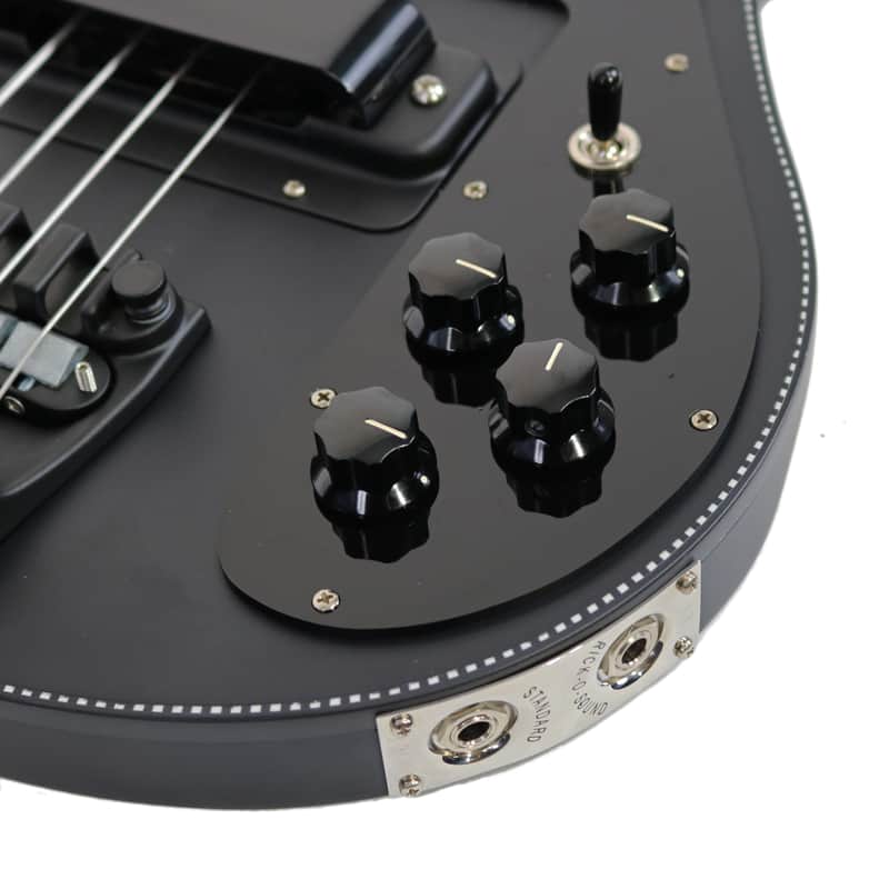 2017 Rickenbacker Limited Edition 4003 Noir Electric Bass Guitar