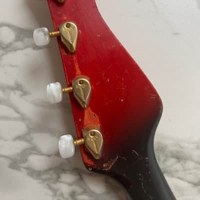 Ultra Rare Circa 1960 Fenton Weill Contra Bass Lefty Left Handed Lefthand Rare Vintage Burns image 8