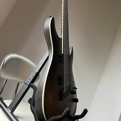 Schecter C-8 SLS Elite Evil Twin Multiscale 2021 - Present - Satin Black image 4