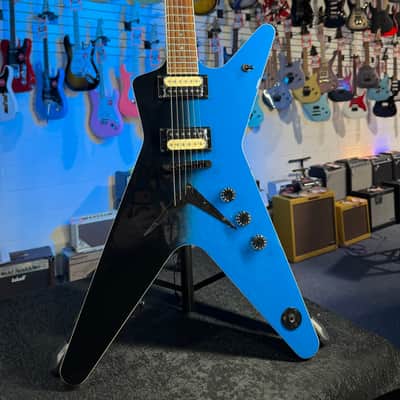 Dean ML 79 Black to Blue Fade, Free Plek Setup & Ship #480 image 3