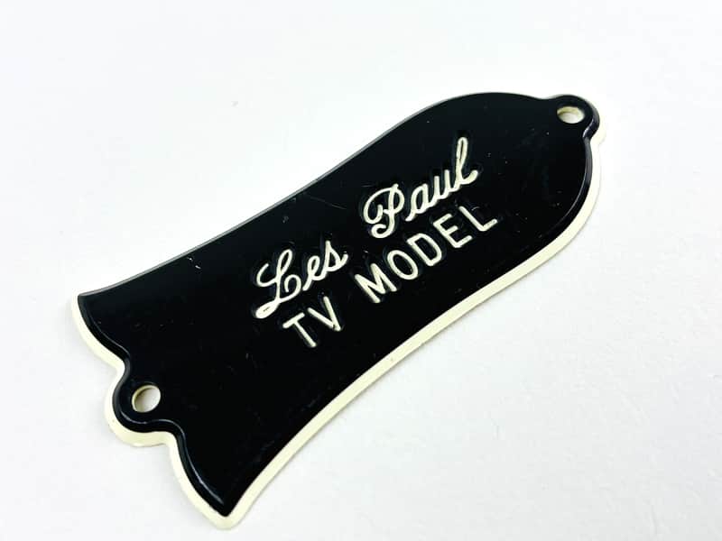 Gibson Les Paul TV Model Engraved Truss Rod Cover 80s image 1