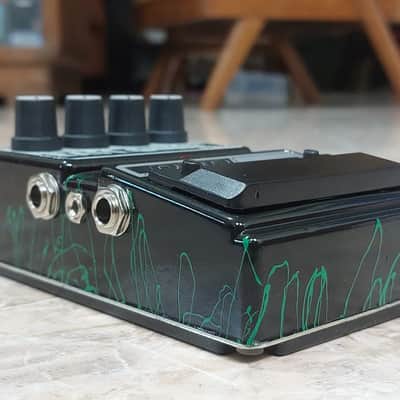 DOD FX92 Bass Grunge 1994 [Mint NOS - New Old Stock] Black with Green Gloss Airbrush Finish image 16