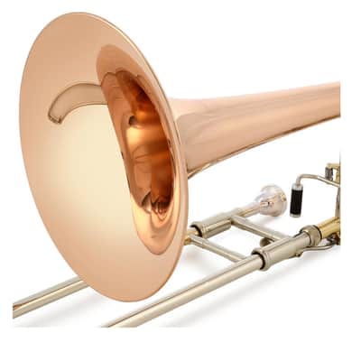 Blessing Bass Trombone, Double Rotor, Clear Lacquer, Outfit image 4