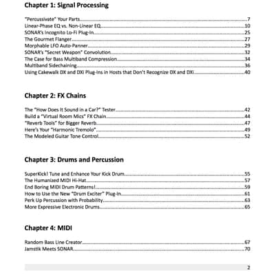 eBook: The Second Big Book of SONAR Tips by Craig Anderton image 2