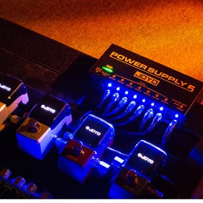 Joyo JP-05 Power Supply 5 Pedal Power Supply 8 Outputs 9v 12v 18v USB Rechargeable image 6