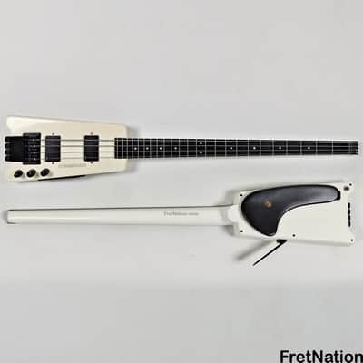 Steinberger XL-2 White Headless 1985 4-String Bass - 8.72lbs #3554 image 2