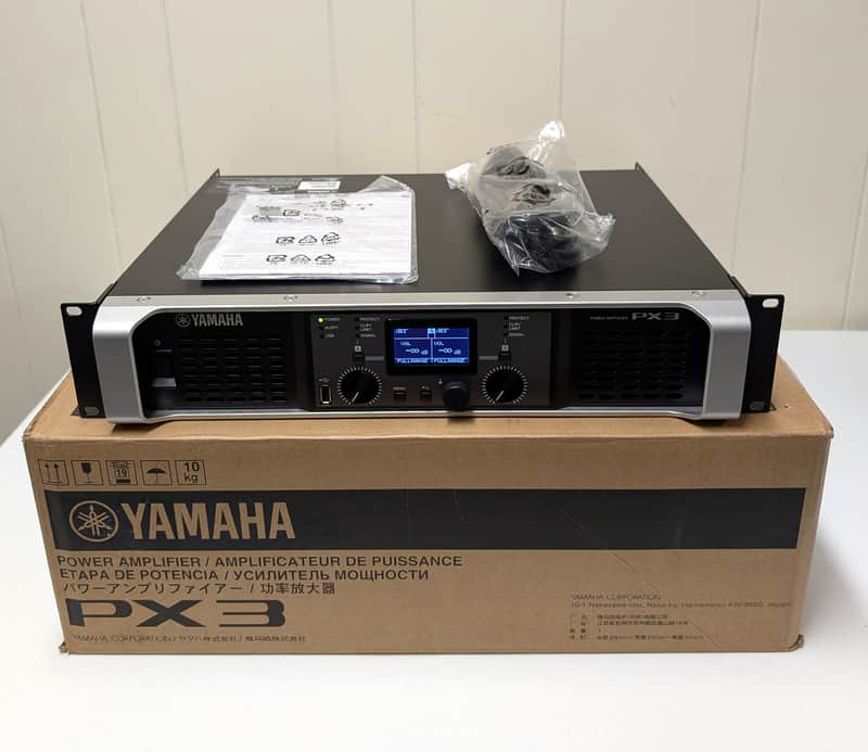 YAMAHA PX3 1000-Watt (2 x 500W) 2-Channel Power Amplifier w/DSP - Open Box image 1
