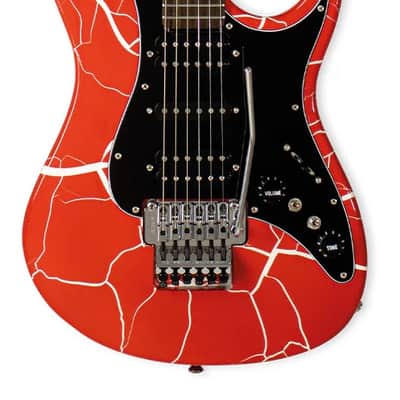 Tagima JA-1 MODERN Red White Cracked w/Case image 1