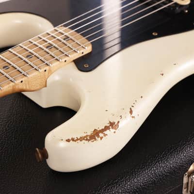 Fender Custom Shop 1969 Stratocaster Heavy Relic Frost White Masterbuilt Todd Krause image 8