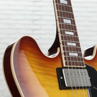 Gibson ES-335 Iced Tea Burst - Figured Iced Tea image 13