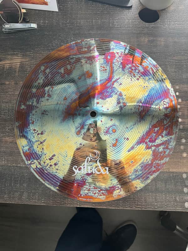 Saluda 14" SALUDA ELECTRIFIED CRASH MEDIUM THIN CYMBAL 2026 - Electrified image 1