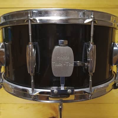 Hinger Touch-Tone 14"x6.5" 10 Lug Concert Snare Drum - Black image 3