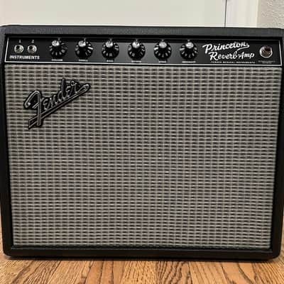Fender '65 Princeton Reverb Reissue 12-Watt 1x10" Guitar Combo 2008 - Present - Black image 1