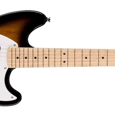 Squier Sonic Mustang Electric Guitar, with 2-Year Warranty, 2-Color Sunburst, Maple Fingerboard image 1