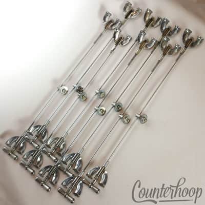 Rogers 8x Bass Drum x14" Deep Bow-Tie Single-Tension T-Rods+Claws+Eyelet Lugs+HW image 3