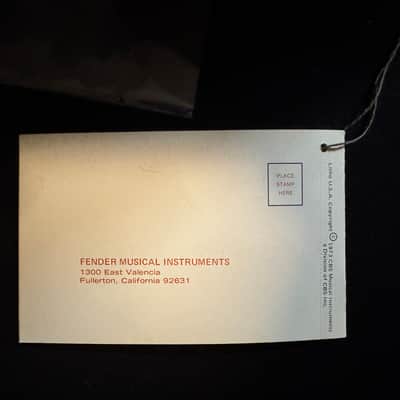 Vintage Fender Telecaster Custom 1973 Owners Manual / Hangtag / Warranty Card image 4