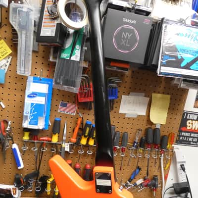 Arbor Explorer Bass 1987 - Dayglo Signal Red image 8