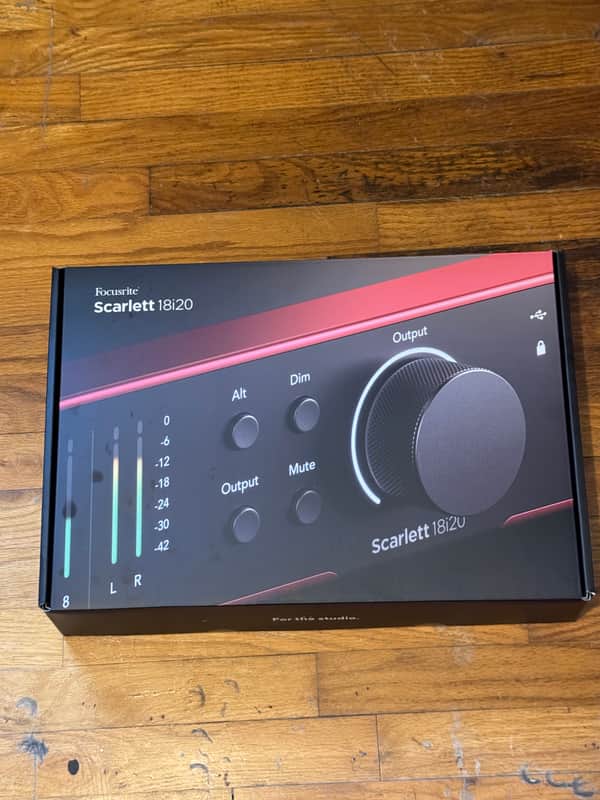 Focusrite Scarlett 18i20 4th Gen USB Audio Interface 2024 - Present - Red image 1