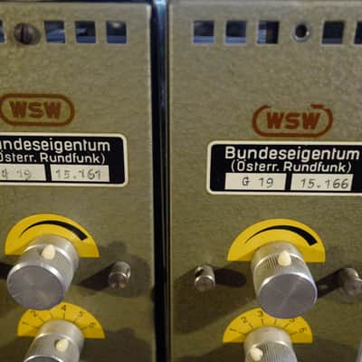 WSW line pair of preamps 1960 image 2