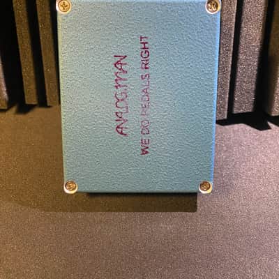Analogman Chorus W/ Mix Knob and Top Jacks- Blue image 3
