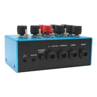 Mosky Bright Flame DI Box Effect Pedal Pre-amp Simulator Power Amp Simplifier Pedal Stereo Cab Simulator for Electric Guitar image 6