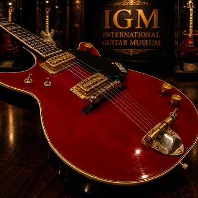 Gretsch JET FIREBIRD 6131 1961 - Red transparent image 4