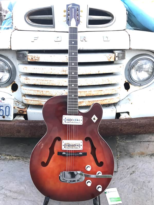 Harmony Rocket H56 Mid 1960s Red Burst image 1