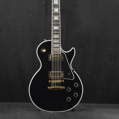 Gibson Custom Shop Les Paul Custom w/ Ebony Fingerboard Gloss Ebony image 2