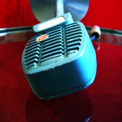 Vintage 1950's General Electric 97U29 / Shure 510C controlled magnetic microphone w Electro Voice 423A stand display prop repair image 10