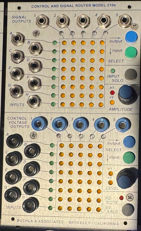 Buchla 210e Control and Signal Router